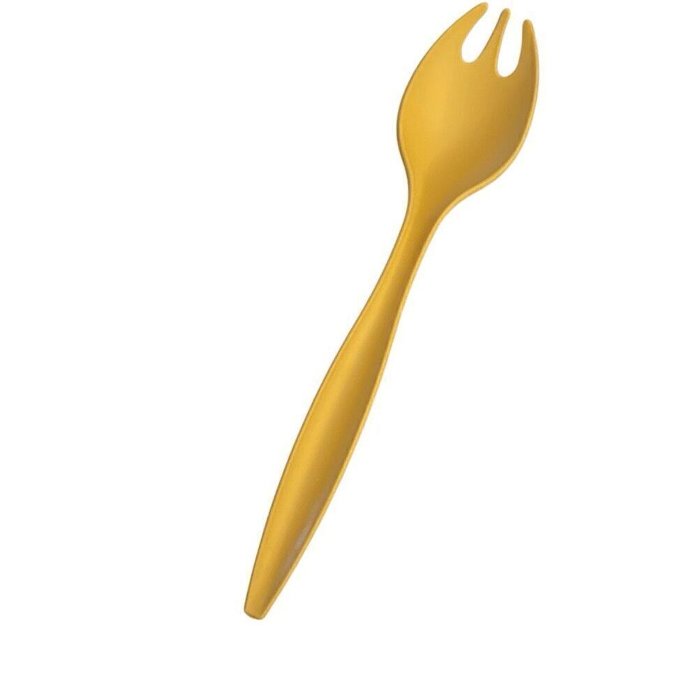 Vintage Tupperware Harvest Gold Spaghetti Salad Serving Forks 12” Spork